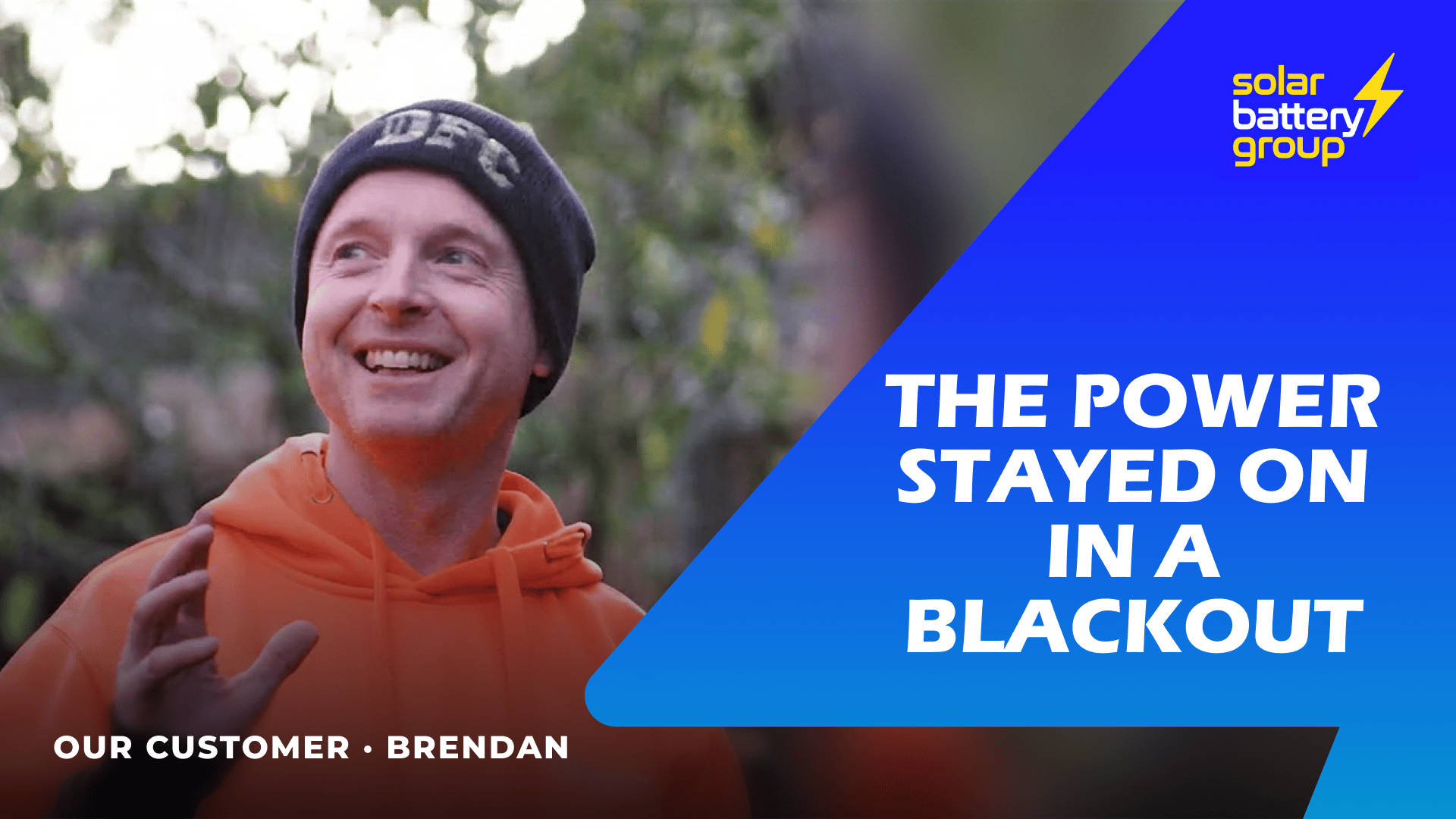 How Brendan's Solar Battery Kept His Home Powered During a Blackout
