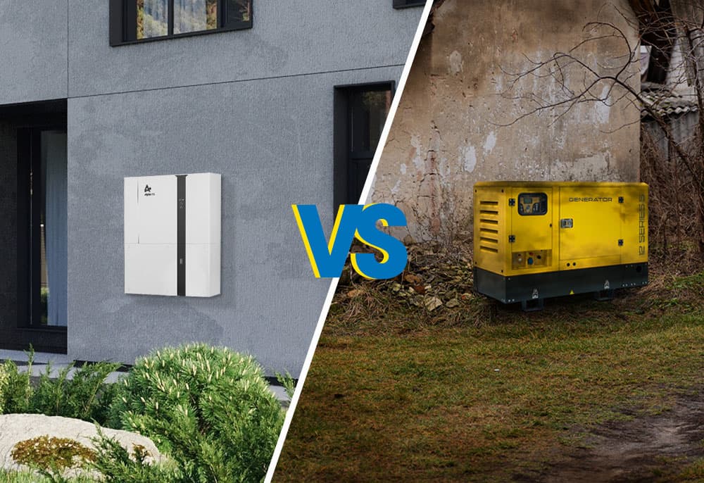 Solar Batteries vs. Generators: Which Backup Power Solution is Right for You?