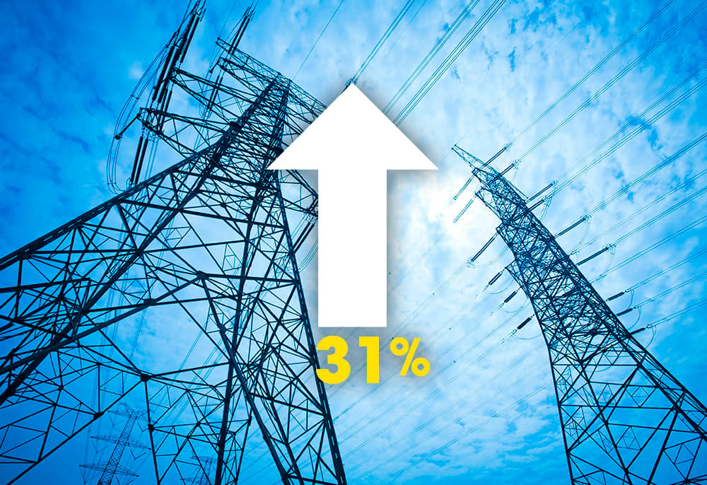 BREAKING NEWS: Power bills to rise by up to 31% as energy crisis hits home