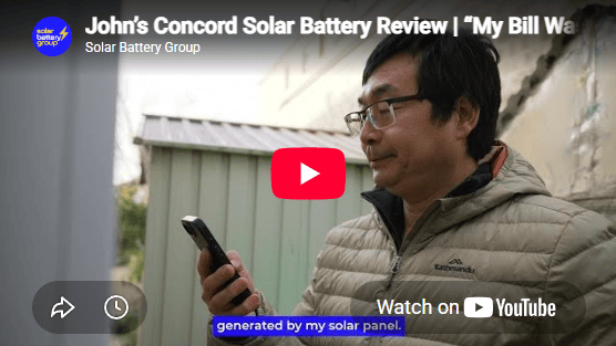 John's Concord Solar Battery Review — customer review video