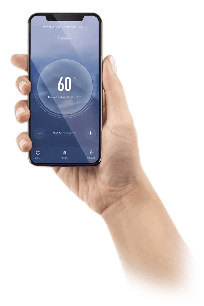Mobile app for heat pump monitoring