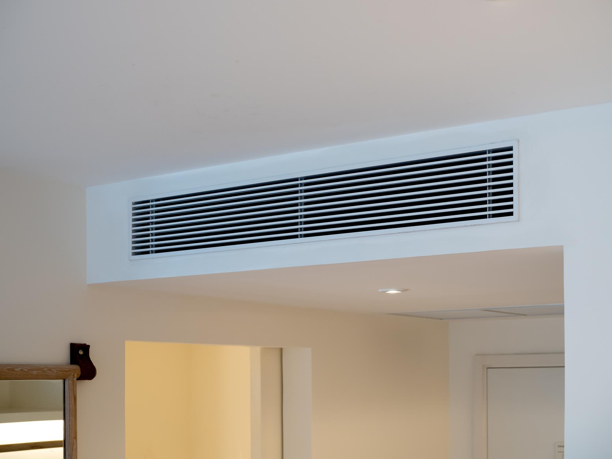 Ducted air conditioning ceiling vent