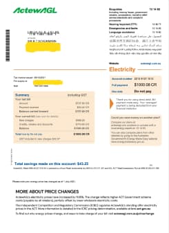Rick S. electricity bill before solar and battery
