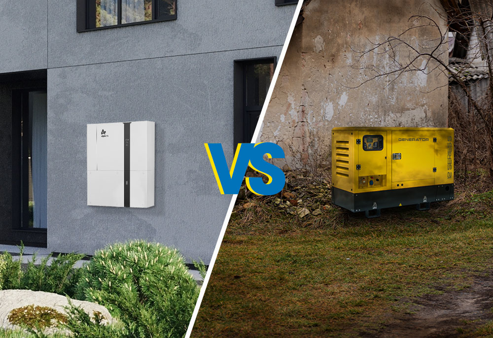 Solar Batteries vs. Generators: Which Backup Power Solution is Right for You?