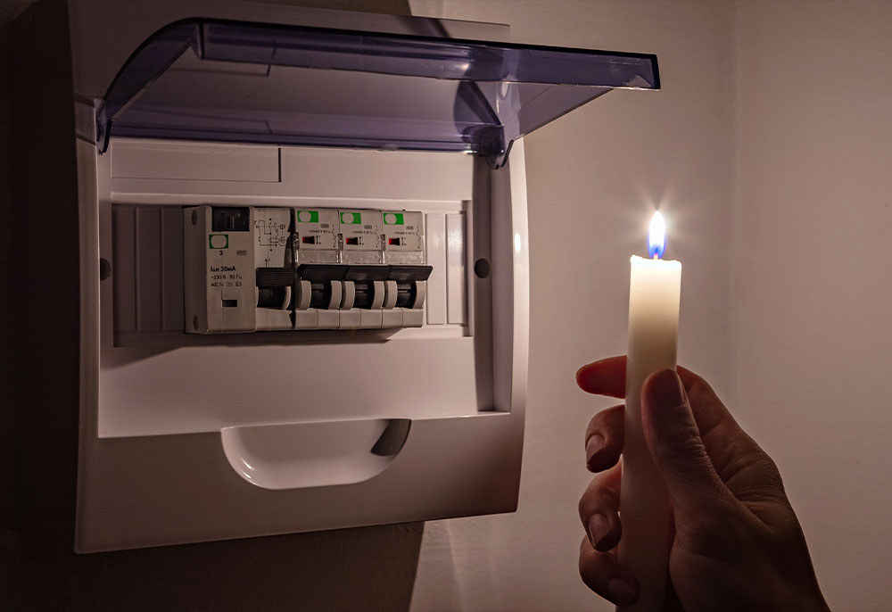 Blackout-candle