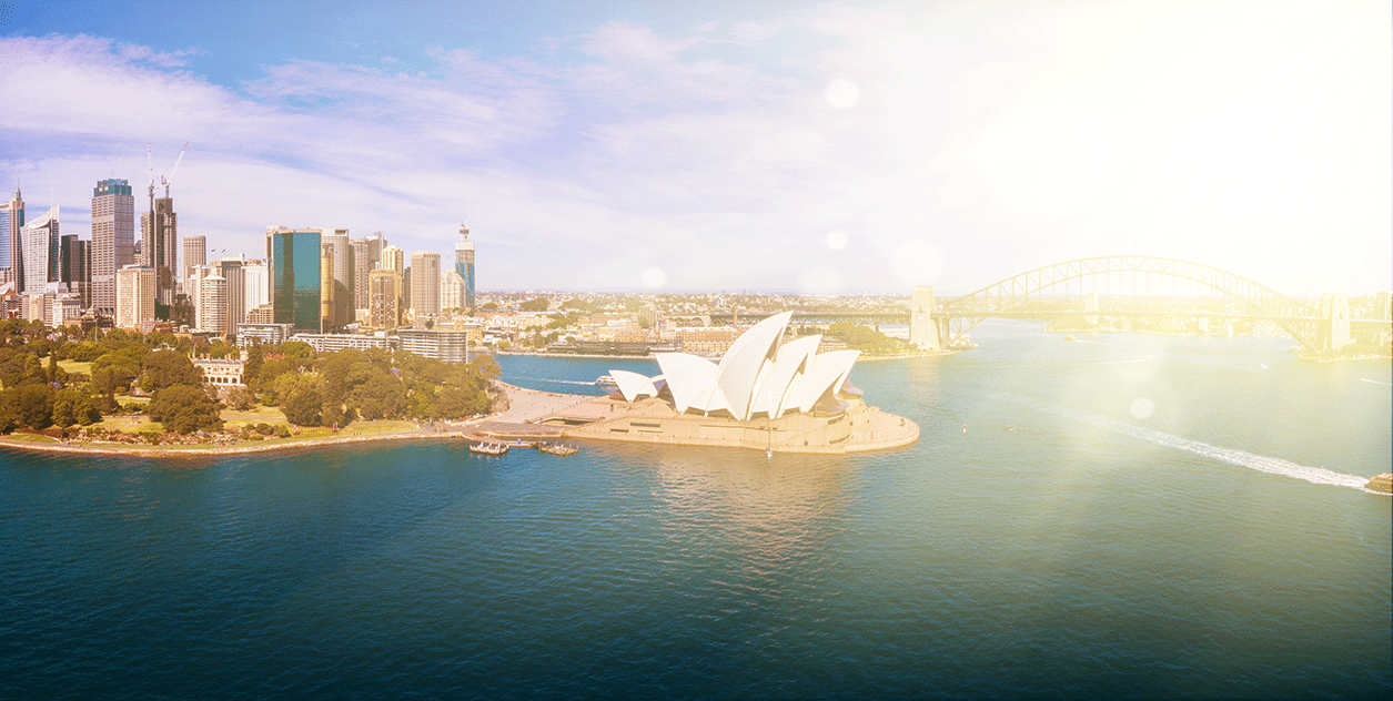 Sunshine over Sydney, New South Wales
