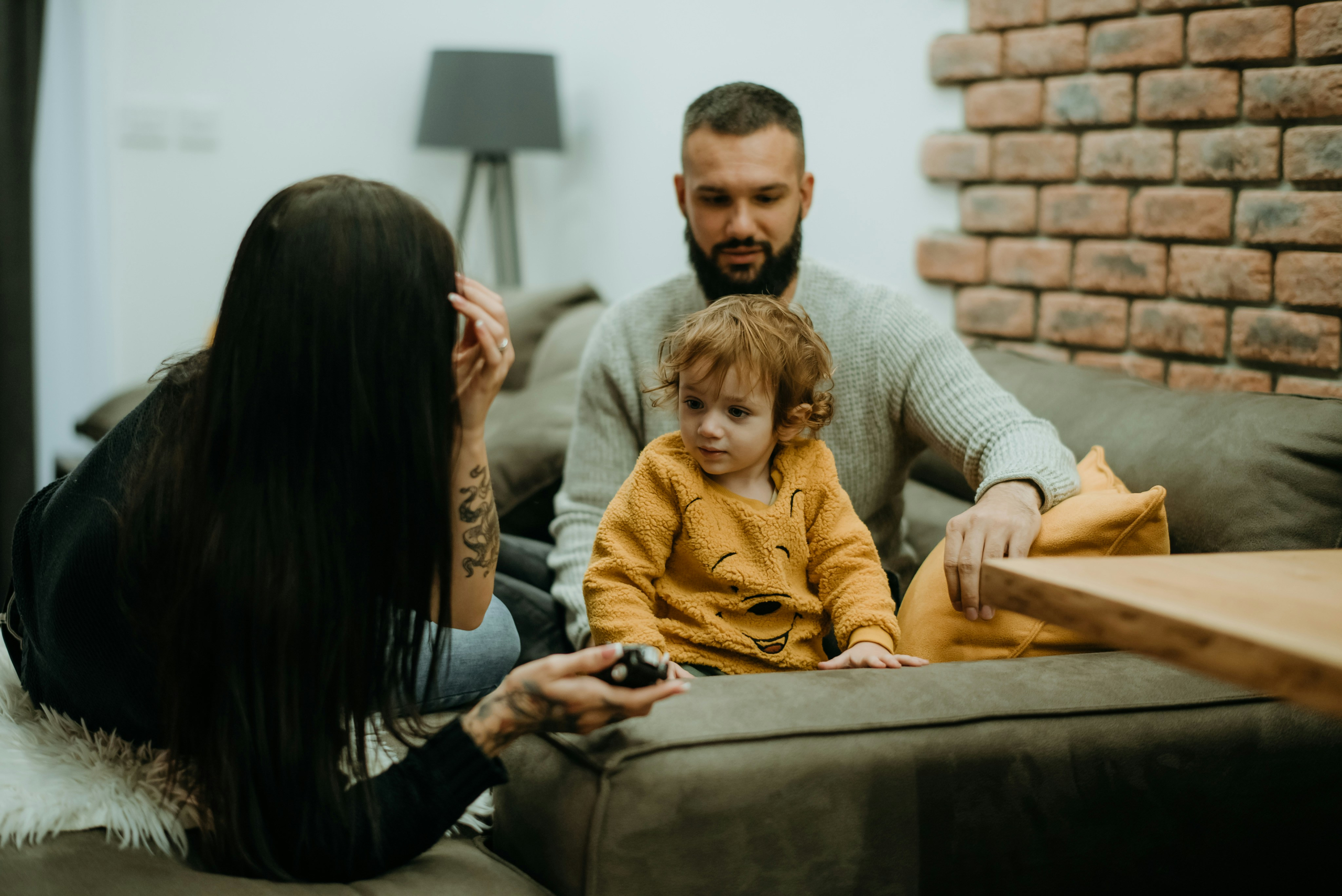 Family relaxing at home with reliable energy