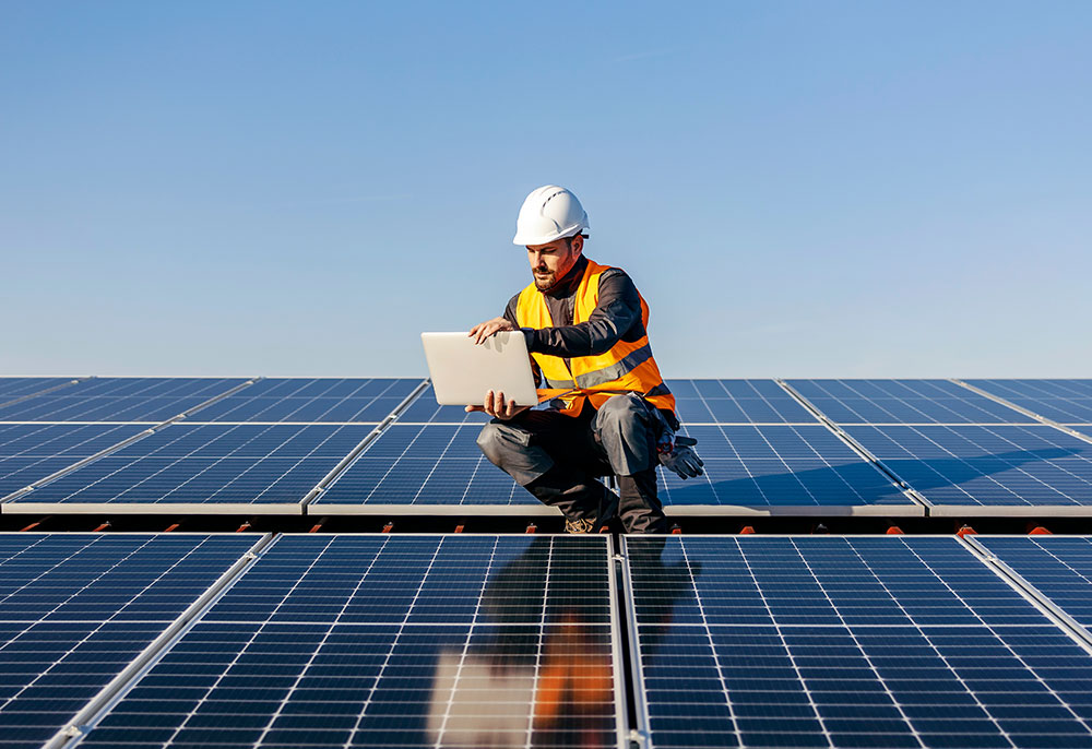 Solar panel maintenance