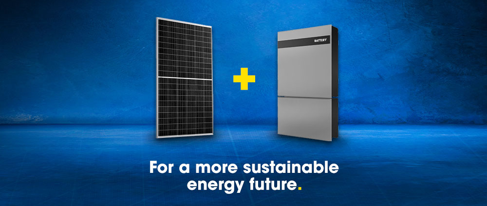 More Sustainable with PV system and Solar Battery